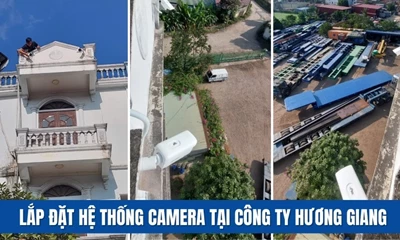 Lắp Camera IP Nhìn Đêm 80 Mét Cho Công Ty Hương Giang Tại Ngô Quyền Hải Phòng